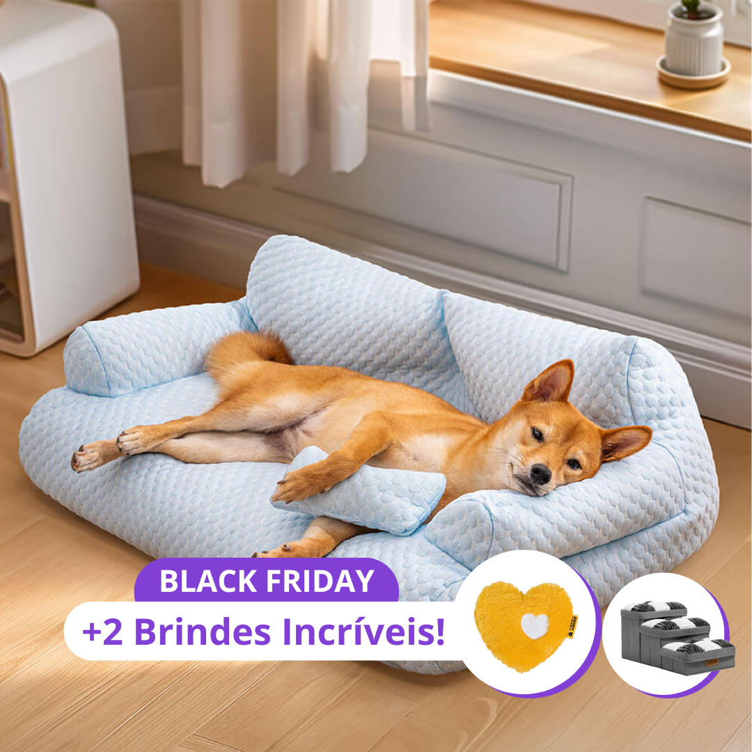 Cama Gelada Ortopédica Ice Silk™ + 2 Brindes Incríveis